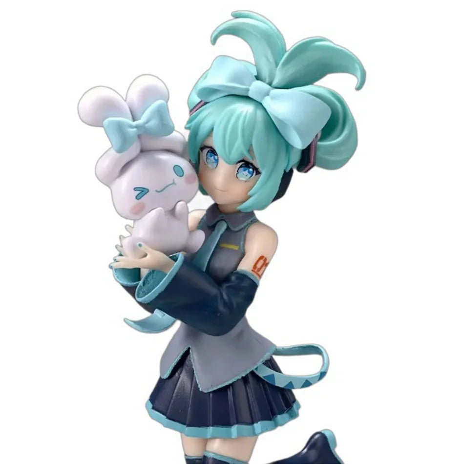 20CM Anime Hatsune Miku X Cinnamoroll Figure Anime Peripheral Collectible Models Decorative Decorations Children Kawaii Gift 20CM Anime Hatsune Miku X Cinnamoroll Figure Anime Peripheral Collectible Models Decorative Decorations Children Kawaii Gift